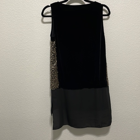 THML Sleeveless Tunic‎ Velvet Sequin small NWT - Picture 2 of 6
